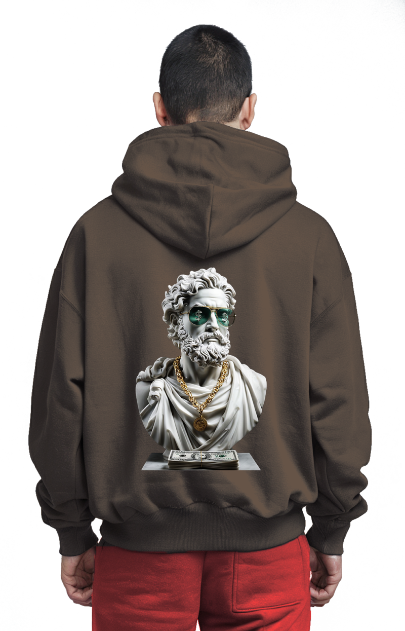 Marble Luxe Money Hoodie - Front & Back Graphic Edition - Image 10