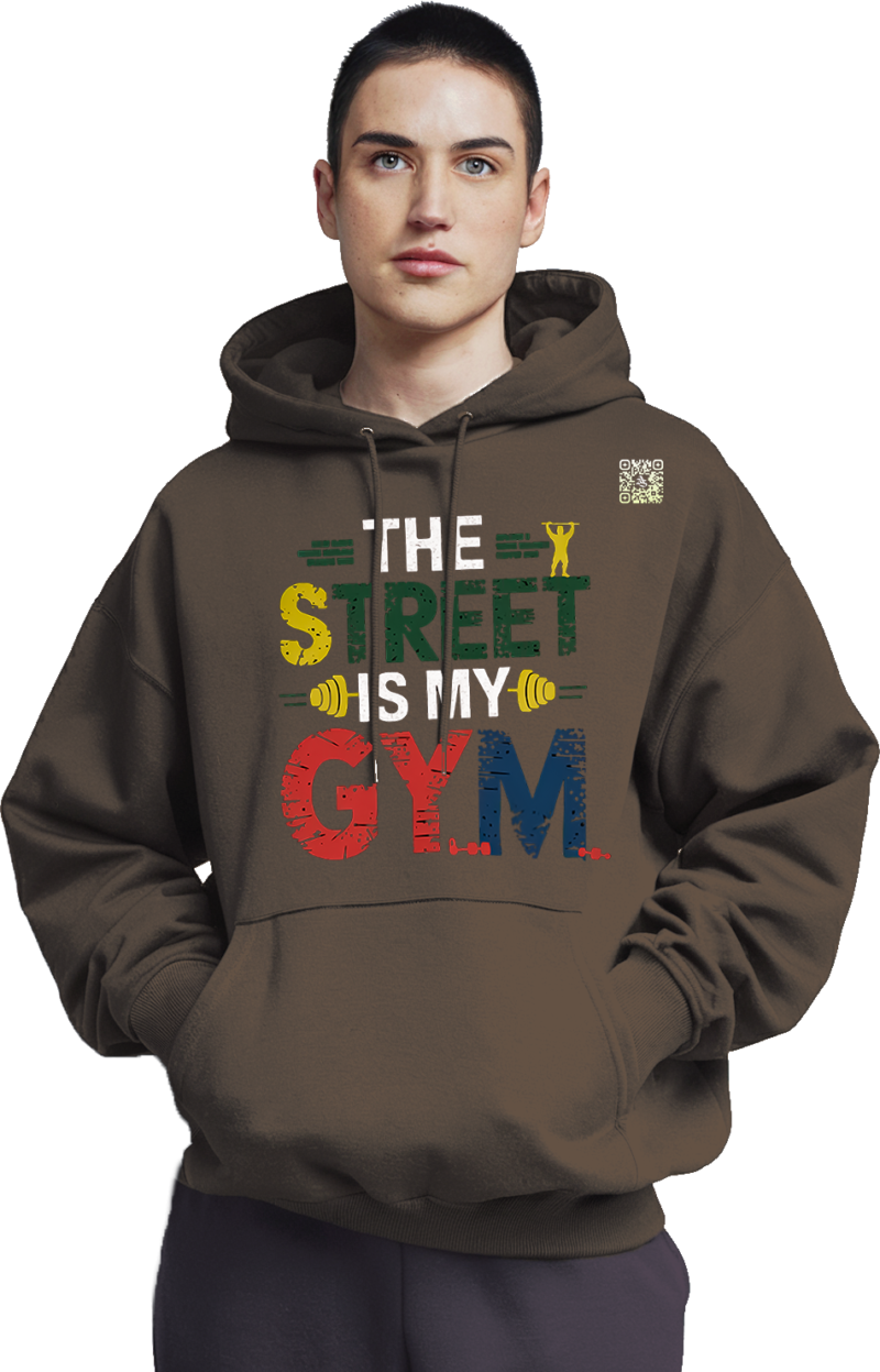 Dual Impact Activewear Hoodie: Street Gym & Joy - Image 13