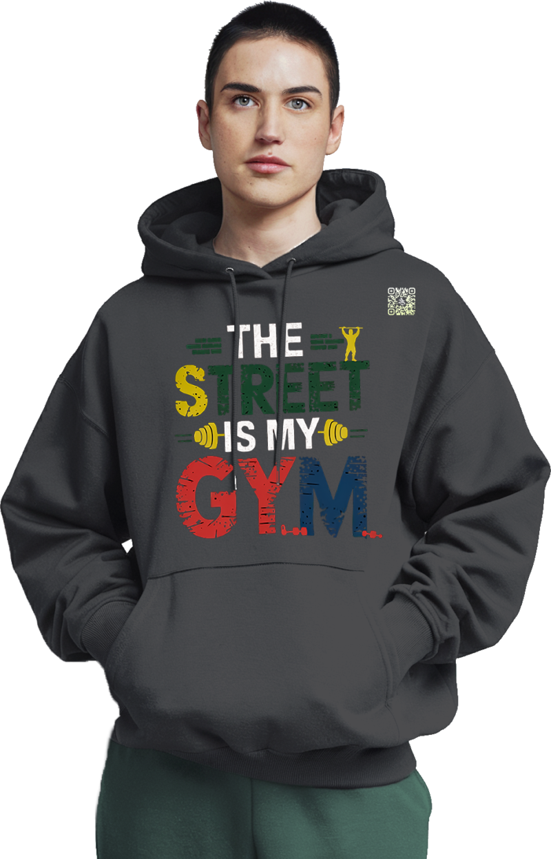 Dual Impact Activewear Hoodie: Street Gym & Joy - Image 15