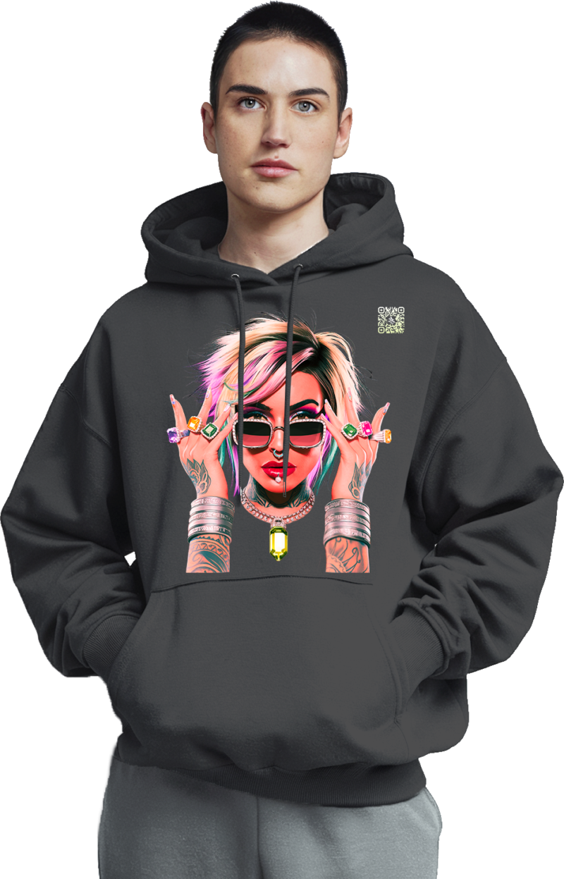Urban Edge Statement Hoodie