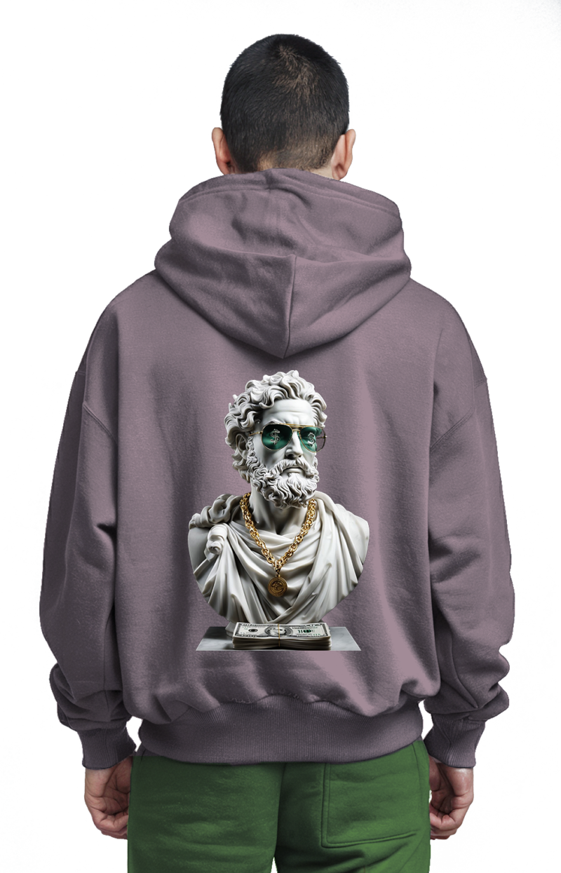 Marble Luxe Money Hoodie - Front & Back Graphic Edition - Image 6