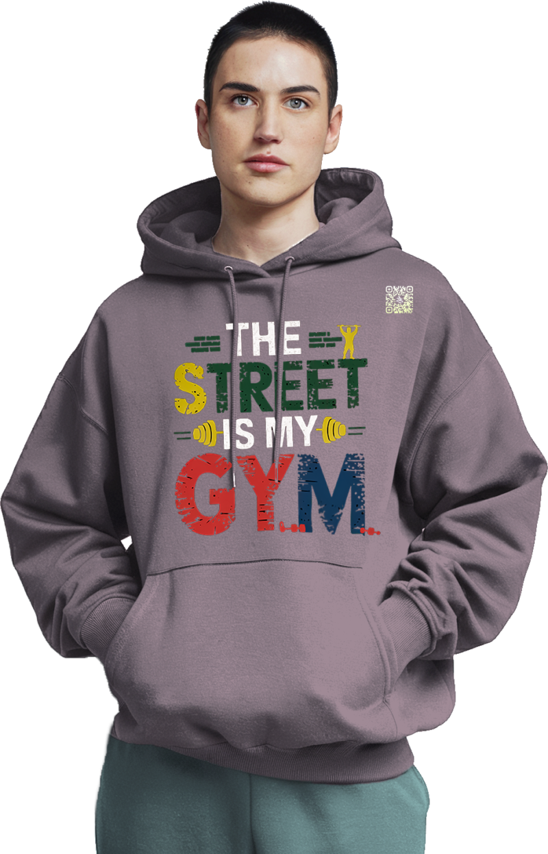 Dual Impact Activewear Hoodie: Street Gym & Joy - Image 7