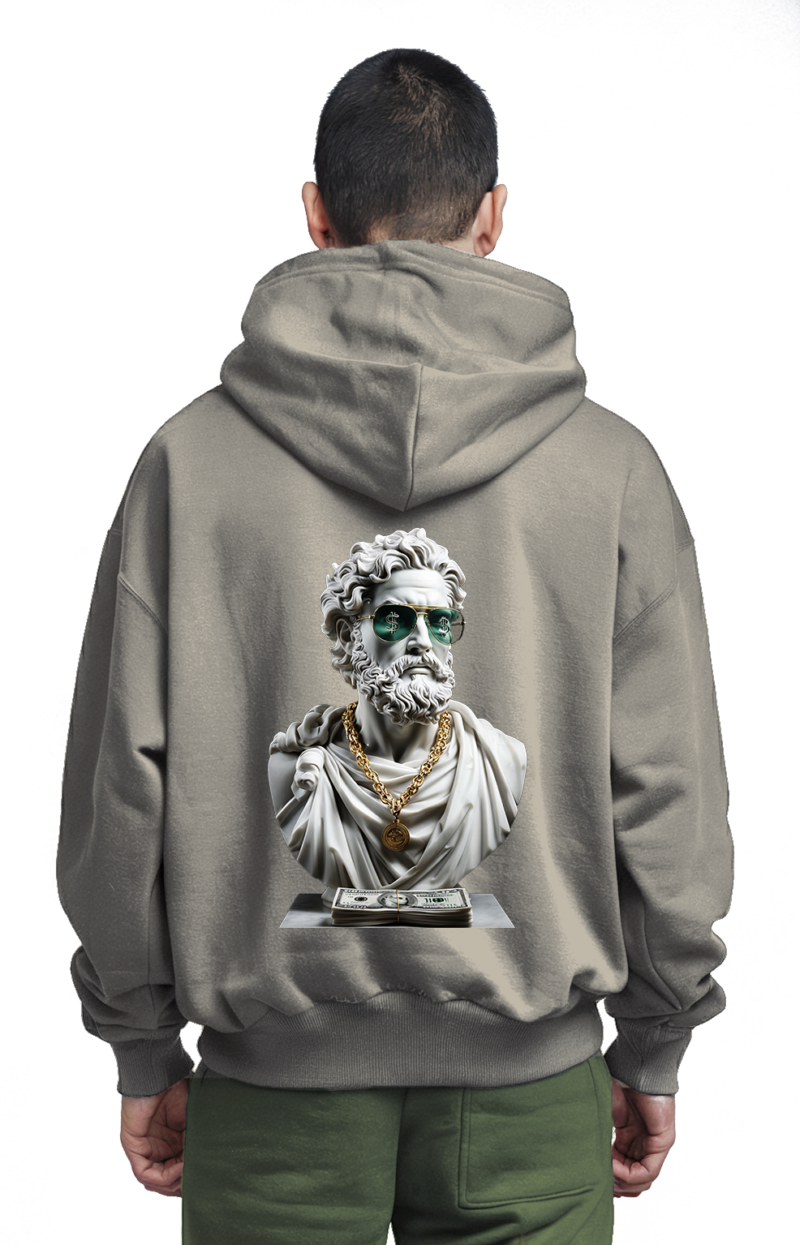 Marble Luxe Money Hoodie - Front & Back Graphic Edition - Image 14