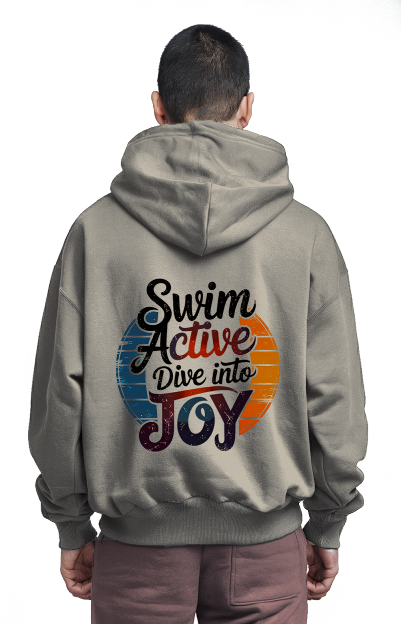 Dual Impact Activewear Hoodie: Street Gym & Joy - Image 2