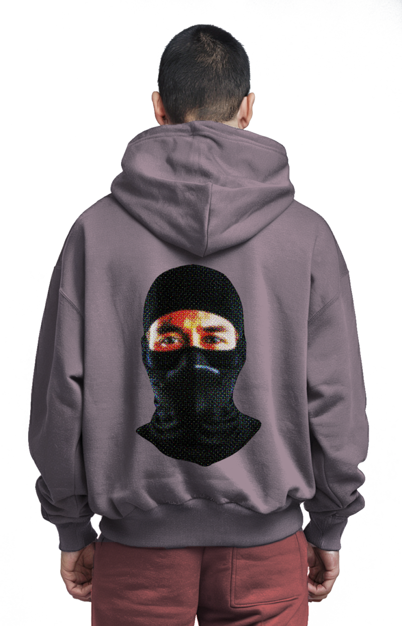 Robber Icon Hoodie - Bold Statements Front & Back - Image 10