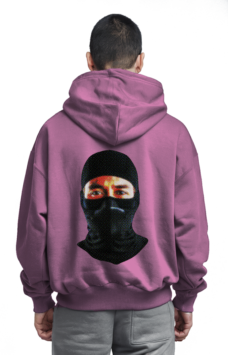 Robber Icon Hoodie - Bold Statements Front & Back - Image 8