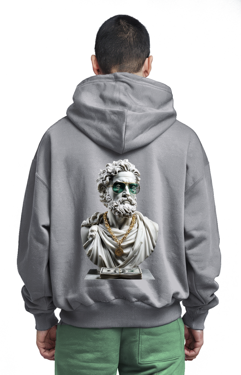 Marble Luxe Money Hoodie - Front & Back Graphic Edition - Image 16