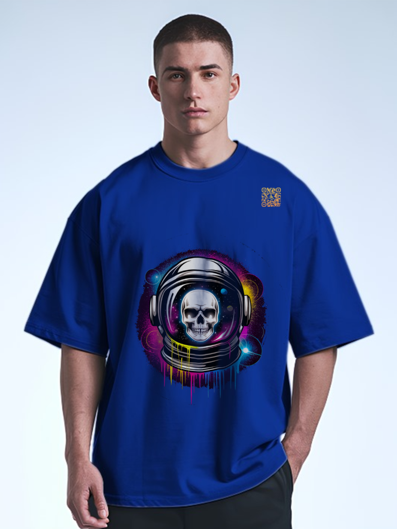 Cosmic Skull Beats Tee - Dual Dimension Design - Image 3