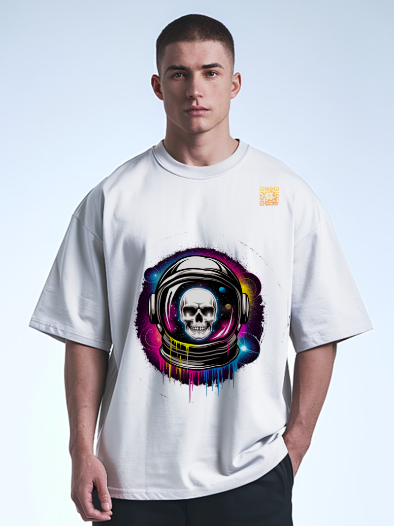 Cosmic Skull Beats Tee - Dual Dimension Design - Image 7