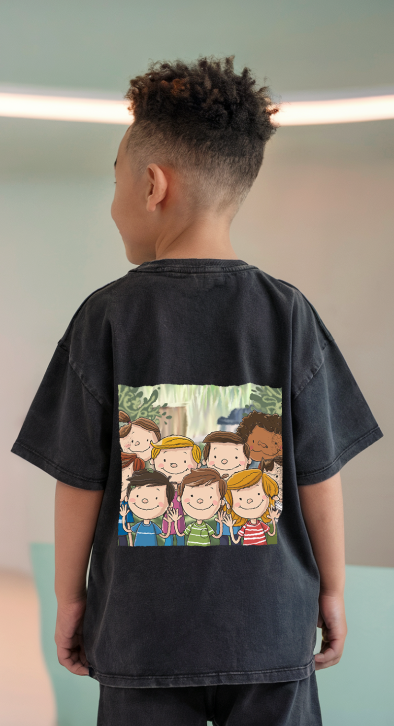 Adventure Squad Kids' T-Shirt with Enchanting Dual-Sided Artwork - Image 2