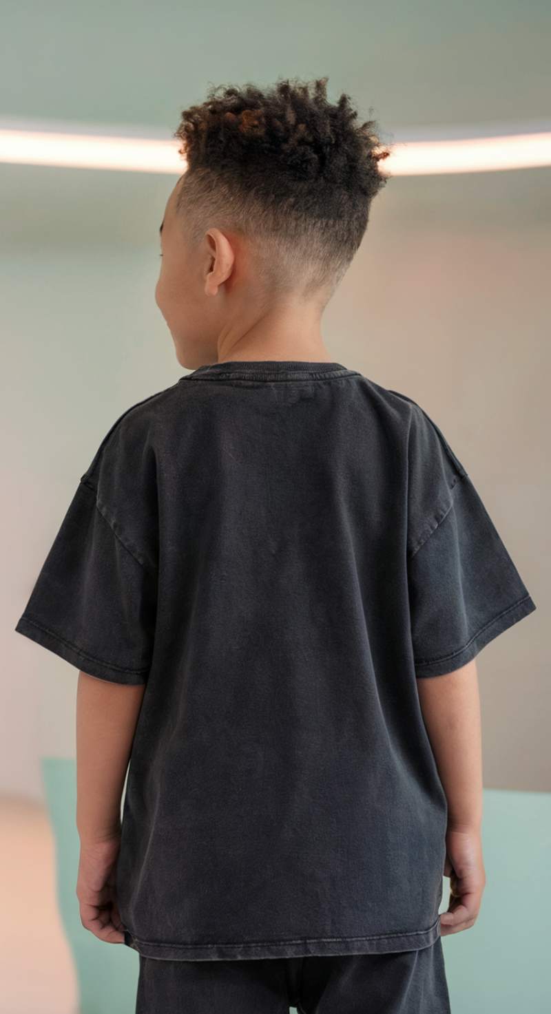 Web Warrior Kids' T-Shirt with Vibrant Spider Design - Image 2